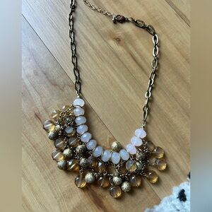Elegant Gold and Pink Necklace
